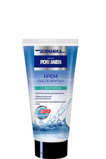 Dermanika Aqua Lux Крем после бритья с ментолом (75мл). 12 /арт. 40281/