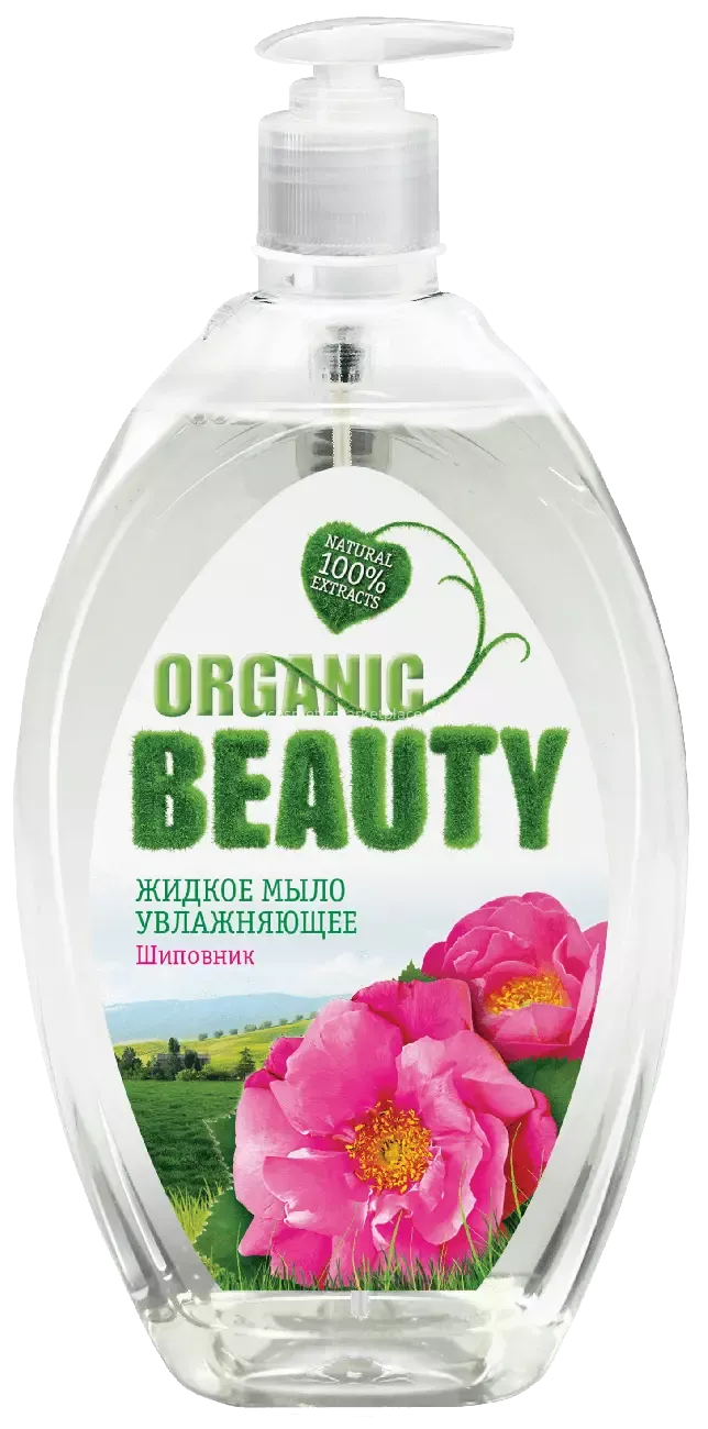 Organic Beauty Уход за телом МЫЛО жидкое Увлажнящее (500мл). 8 /арт-39721
