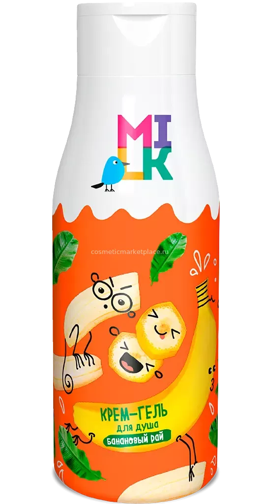 БИГ «Милк» Крем-Гель д/душа Банановый рай (500мл).8 / арт-09489/