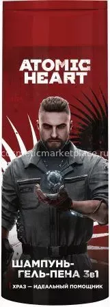 Atomic Heart для мужчин Шампунь-гель-пена увлажняющий 3в1 (400мл).6 /98048/