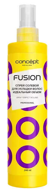 Concept Fusion Спрей солевой для укладки волос Идеальный объем Perfect Volume 240мл.6 /98635