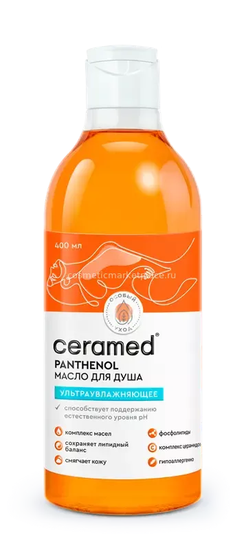 Акция -20% !!! Церамед Цера-масло для душа Ультраувлажняющее (400мл).6 /99137