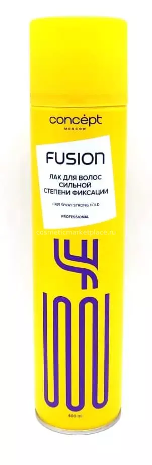 Concept Fusion Стайлинг лак для волос сильной фиксации 400мл.12 /99038